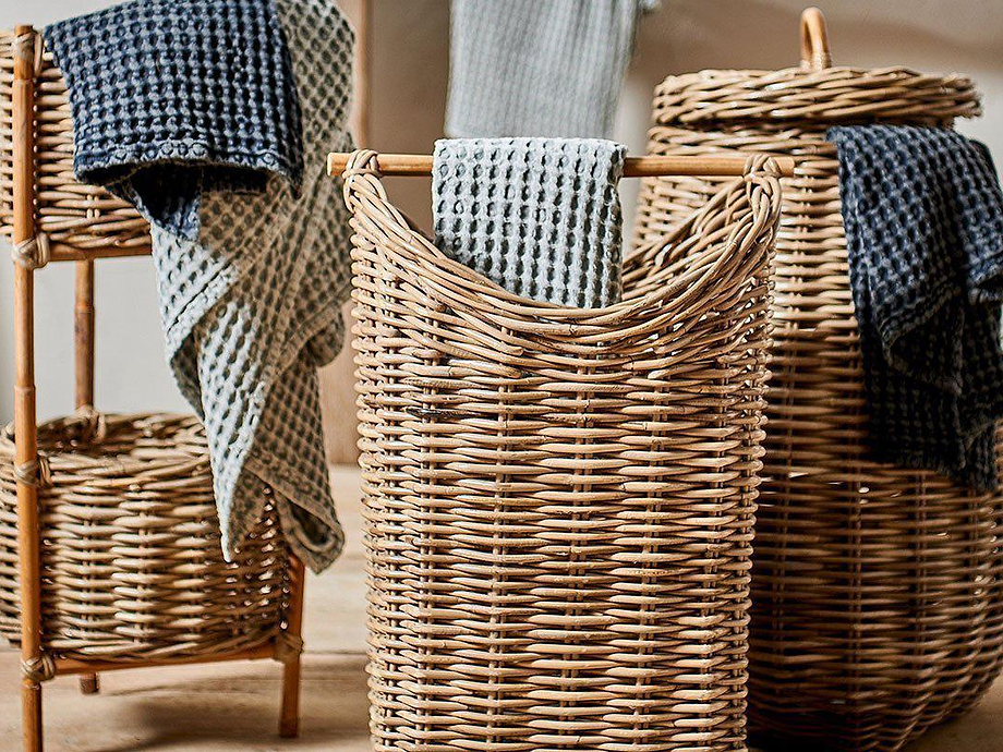 Amandi Rattan Laundry Bin