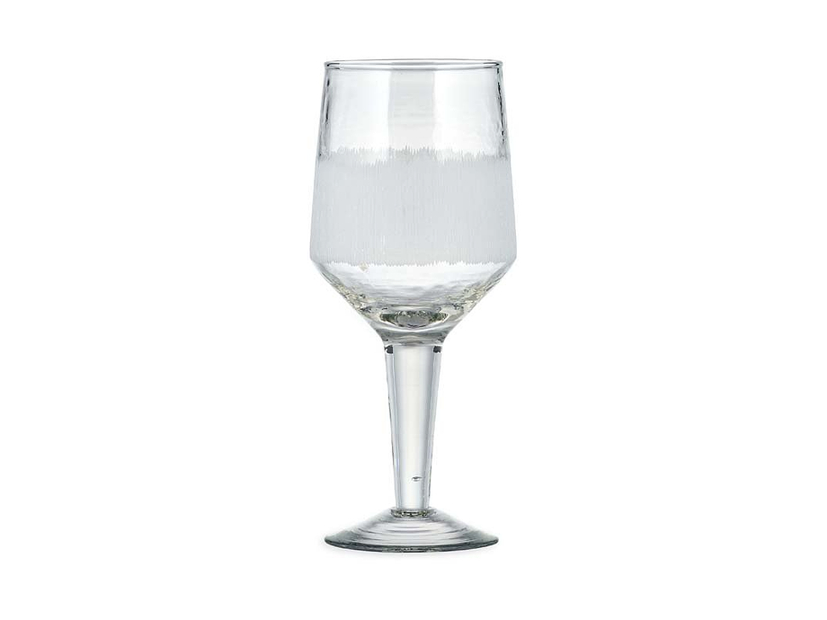 Anara Etched Wine Glass - Clear - (Set of 4) - Large