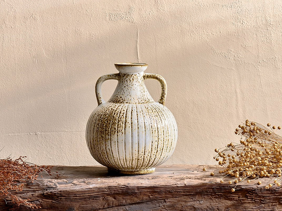 Anjuna Reactive Glaze Decorative Jug
