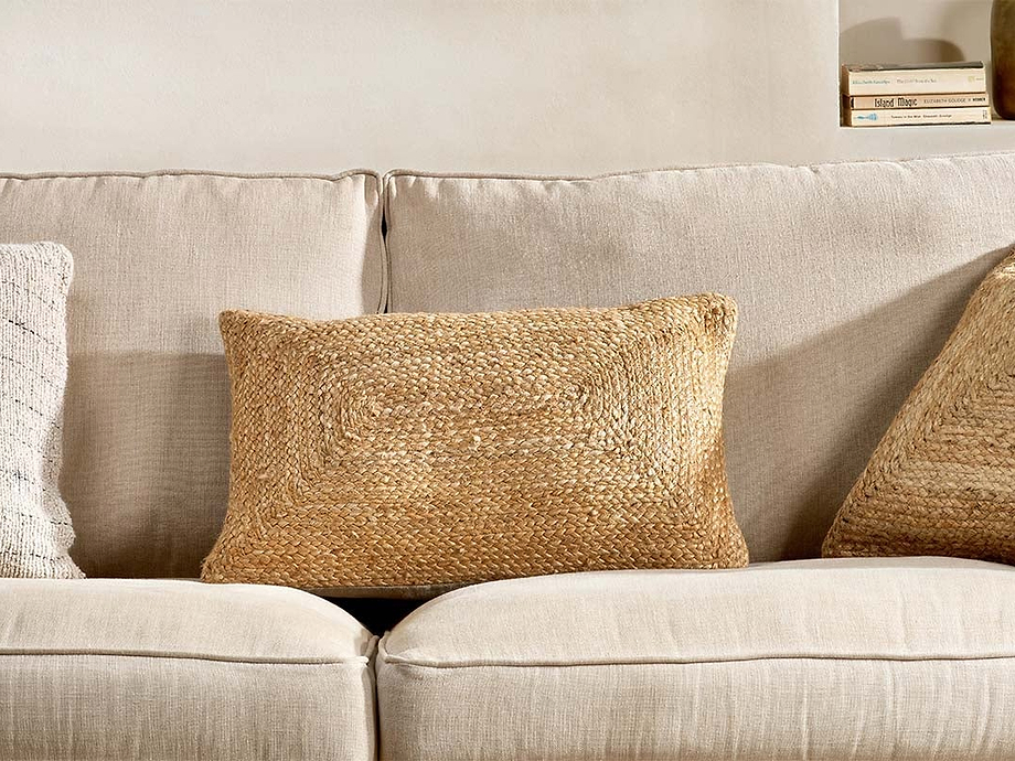 Barjora Braided Hemp Cushion Cover
