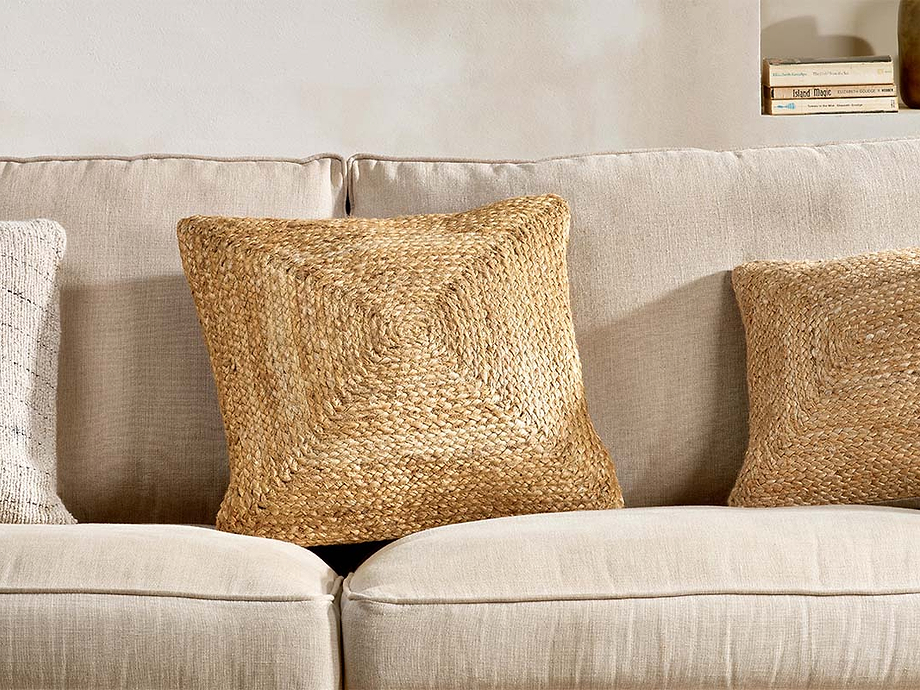 Barjora Braided Hemp Cushion Cover