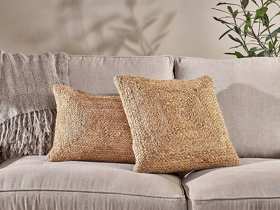 Barjora Braided Hemp Cushion Cover