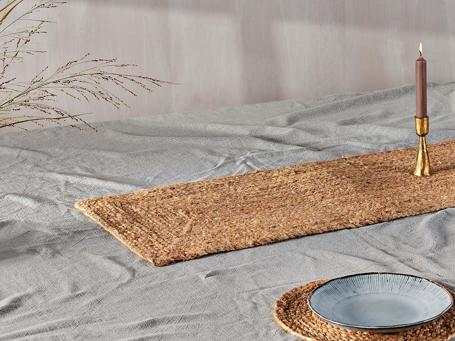 Braided Hemp Table Runner