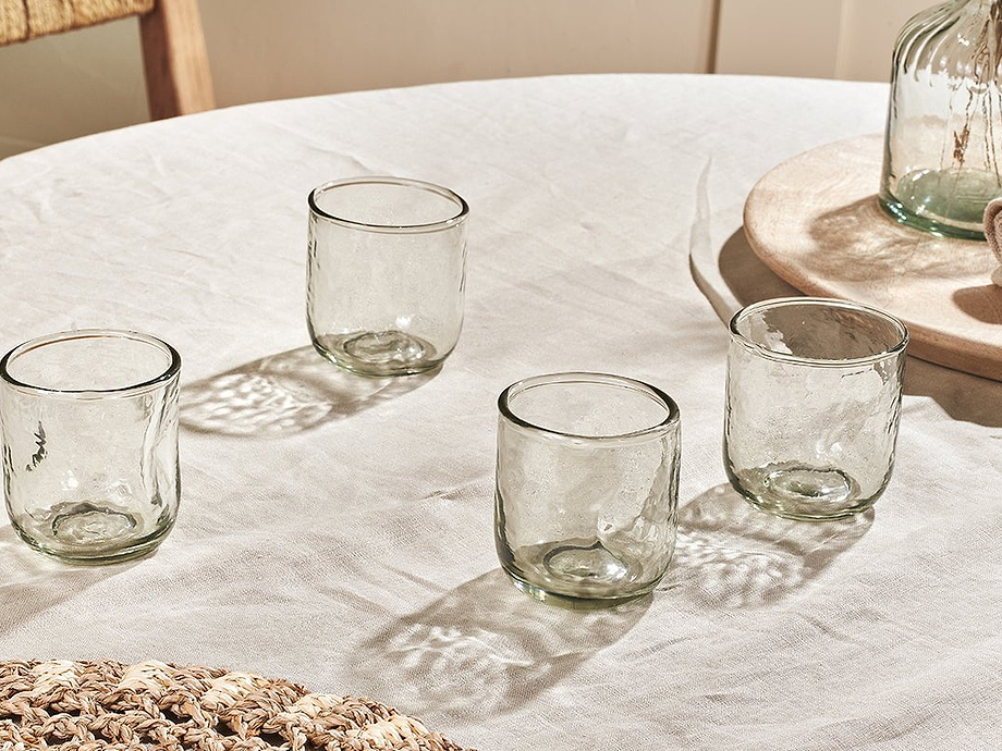 Chandani Tumbler Short - Clear - (Set of 4)