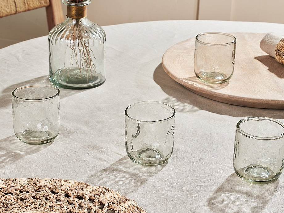Chandani Tumbler Short - Clear - (Set of 4)