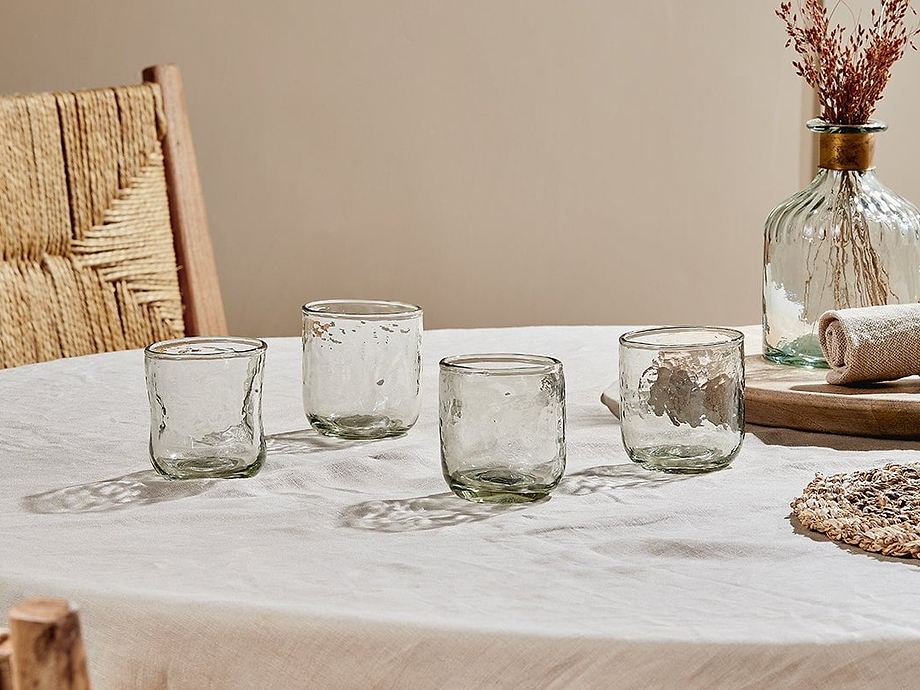 Chandani Tumbler Short - Clear - (Set of 4)