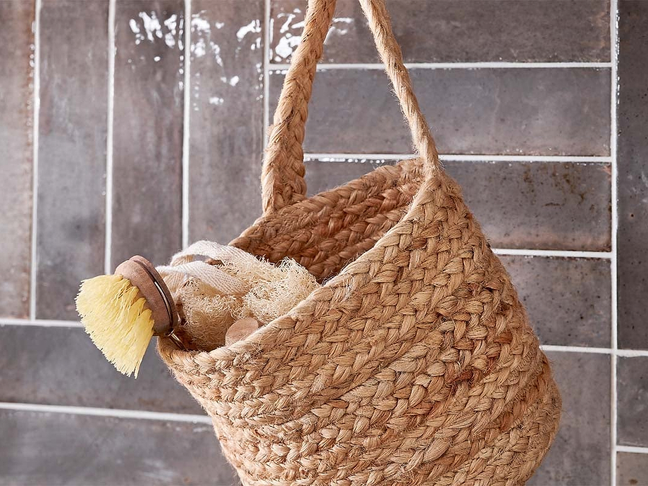 Chapad Hemp Wide Wall Hung Basket