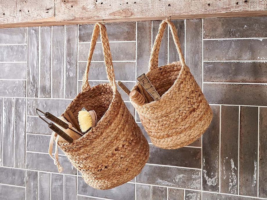 Chapad Hemp Wide Wall Hung Basket