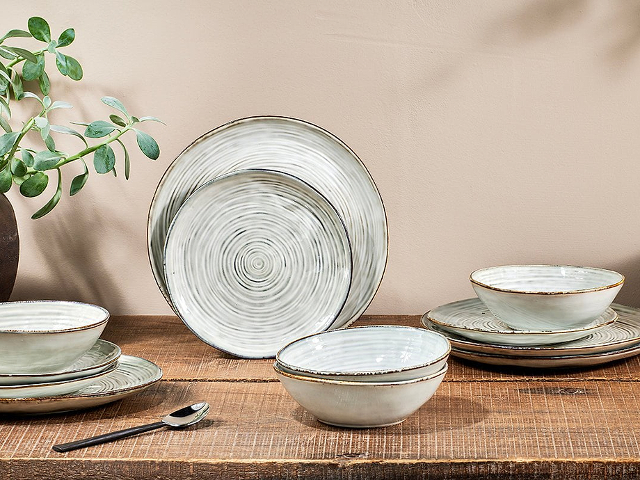 Dhanuk Ceramic Cereal Bowl - Cream
