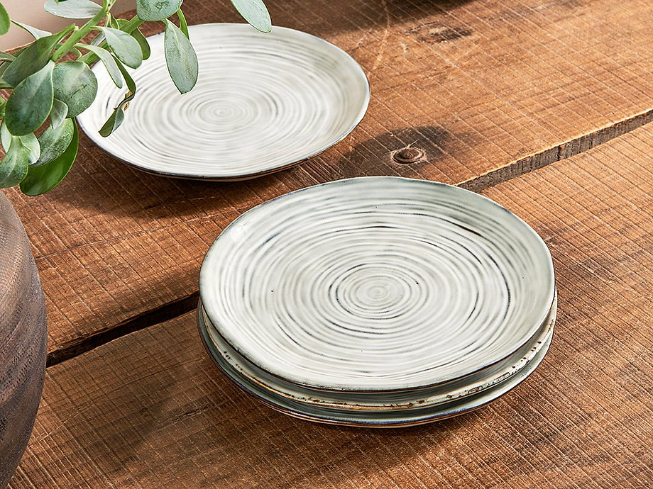 Dhanuk Ceramic Side Plate - Cream