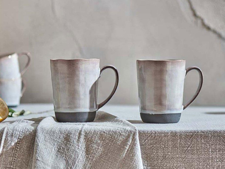 Edo Large Mug - Slate (Set of 2)