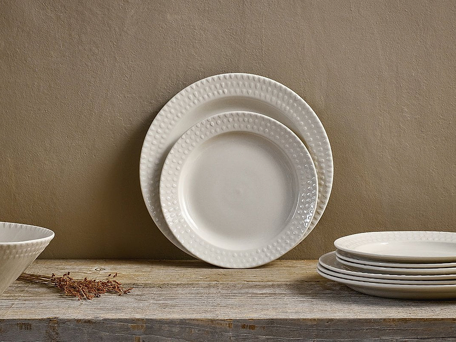 Ela Dinner Plate - Cream
