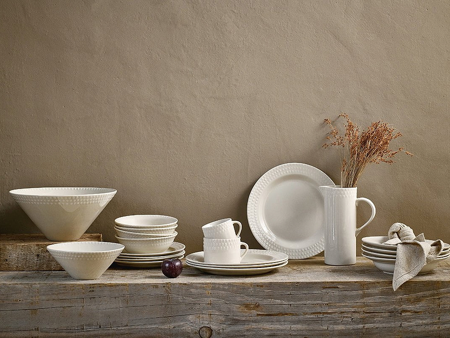 Ela Dinner Plate - Cream