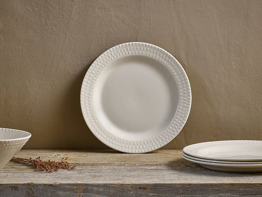 Ela Dinner Plate - Cream