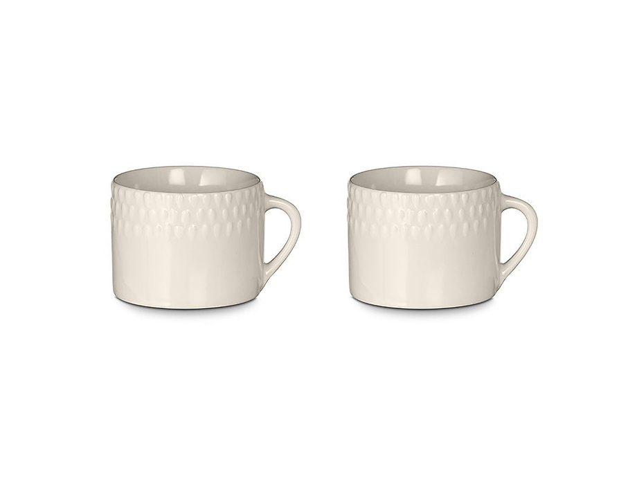 Ela Mug - Cream - Small (Set of 2)