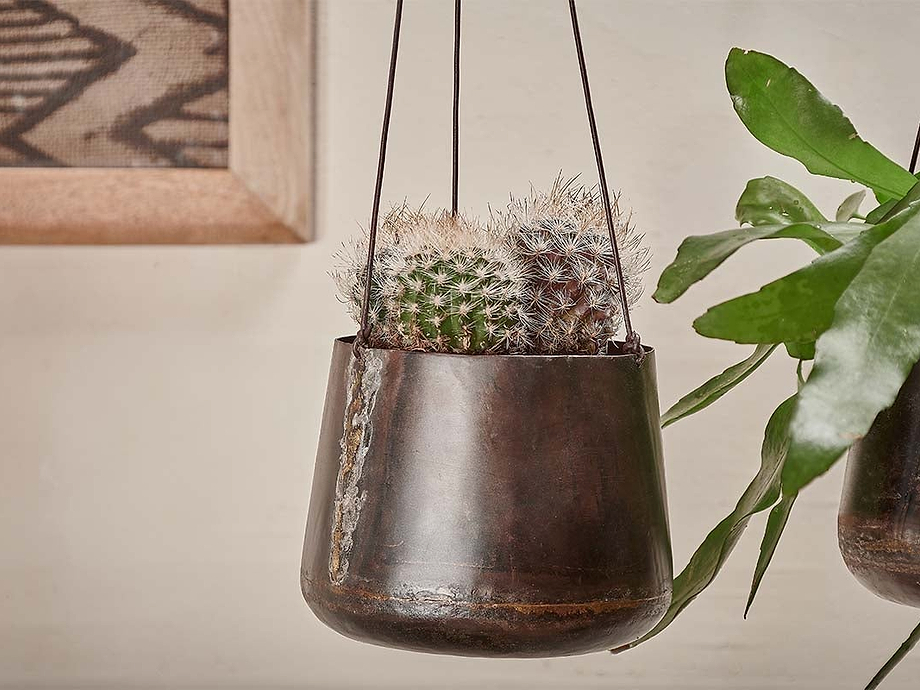Endo Reclaimed Iron Hanging Planter