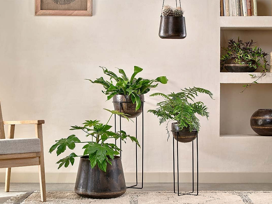 Endo Reclaimed Iron Hanging Planter