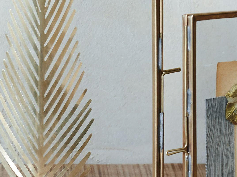 Folded Danta Frame - Antique Brass