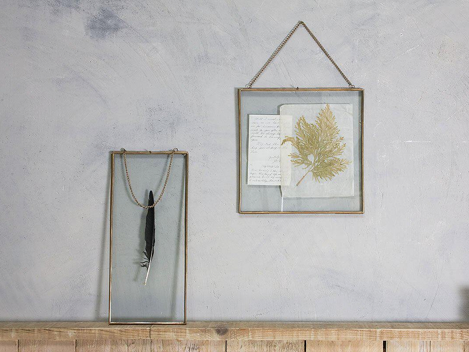 Gigantic Antique Brass Kiko Frame