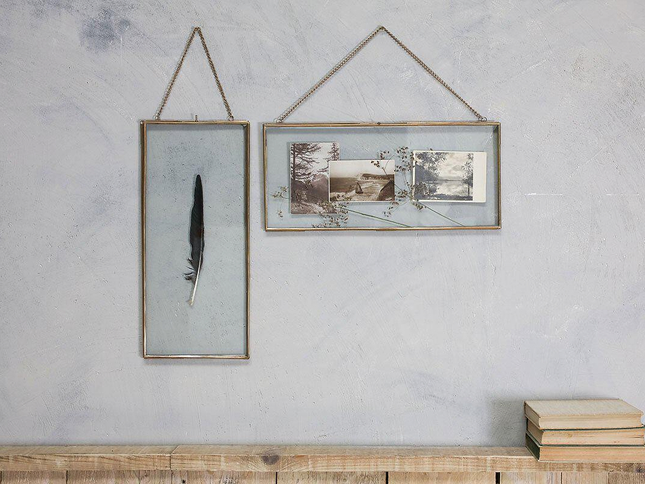 Gigantic Antique Brass Kiko Frame