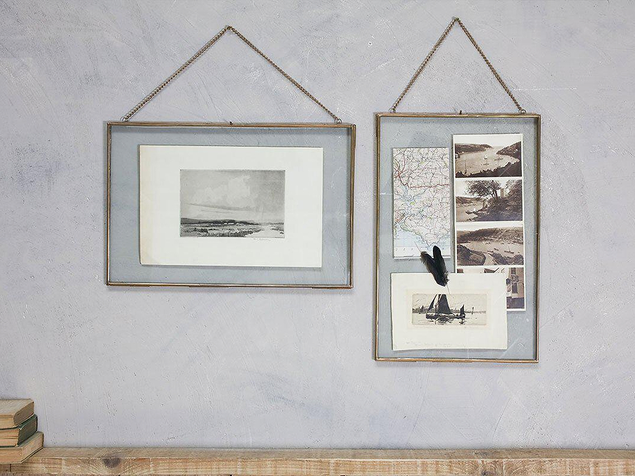 Gigantic Antique Brass Kiko Frame