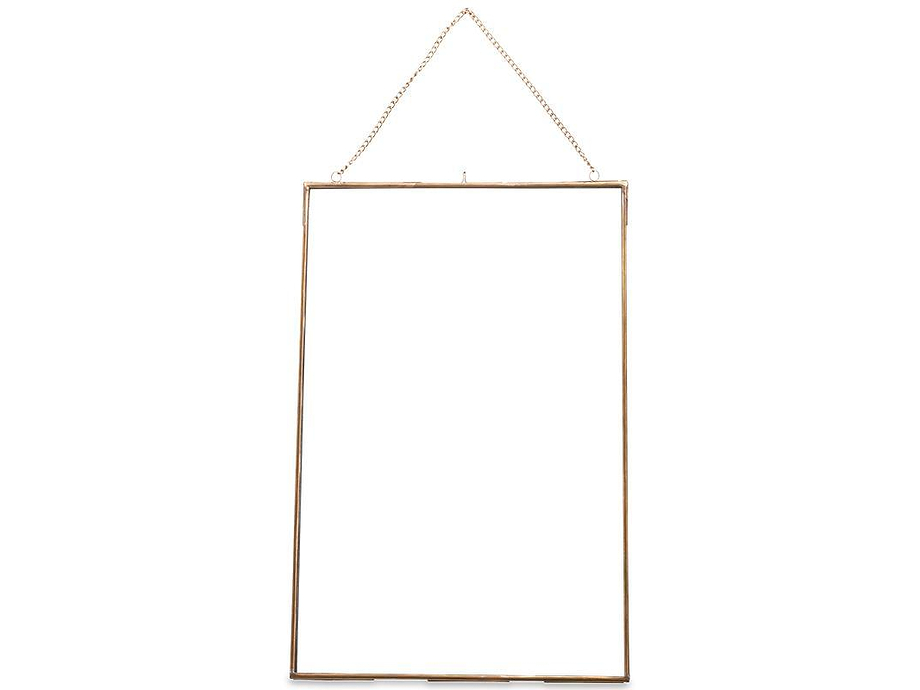 Gigantic Antique Brass Kiko Frame