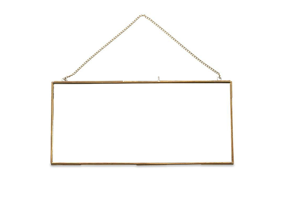 Gigantic Antique Brass Kiko Frame