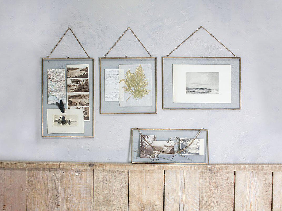 Gigantic Antique Brass Kiko Frame