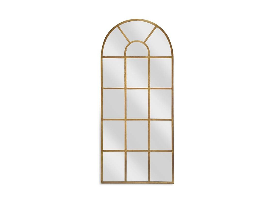 Imoma Iron Full Length Arch Mirror - Brass