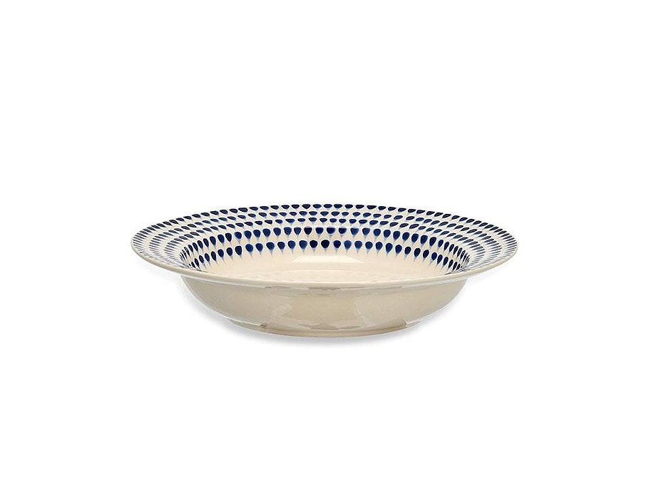 Indigo Drop Pasta Bowl