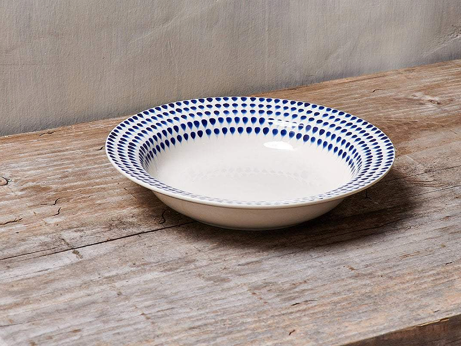 Indigo Drop Pasta Bowl