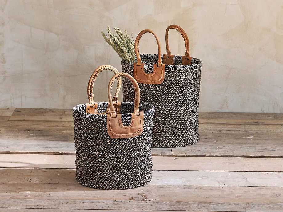 Indra Coil Basket - Charcoal