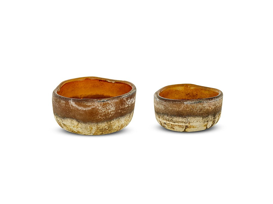Janka Glass Tealights - (Set of 2)