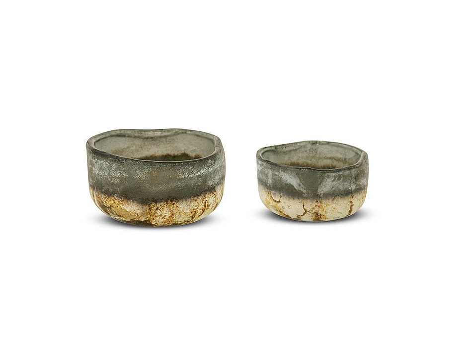 Janka Glass Tealights - (Set of 2)