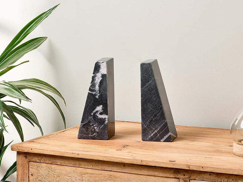 Juda Marble Bookends