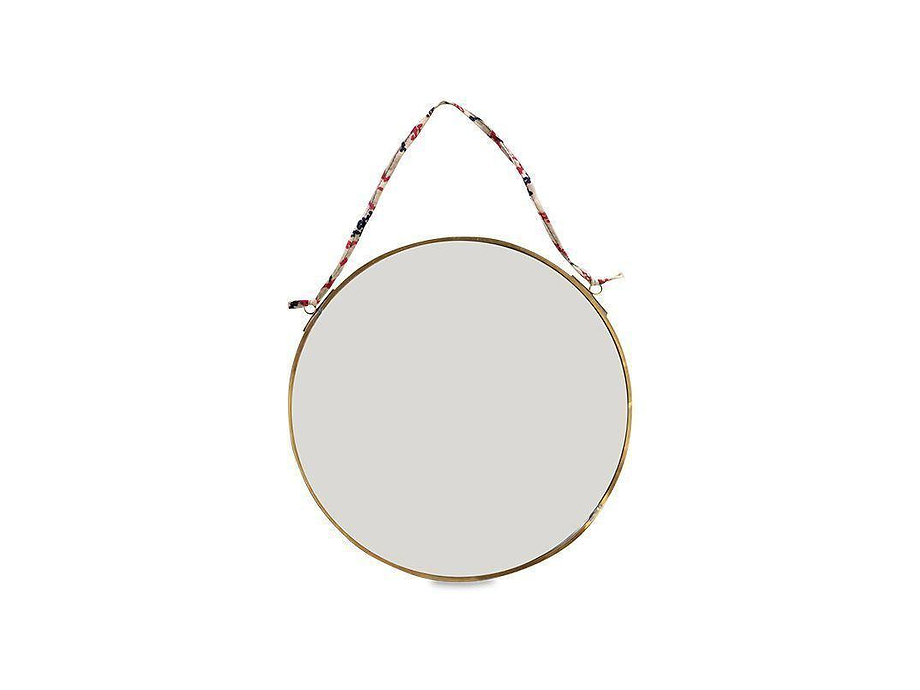 Kiko Round Mirror - Brass