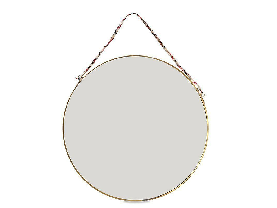 Kiko Round Mirror - Brass