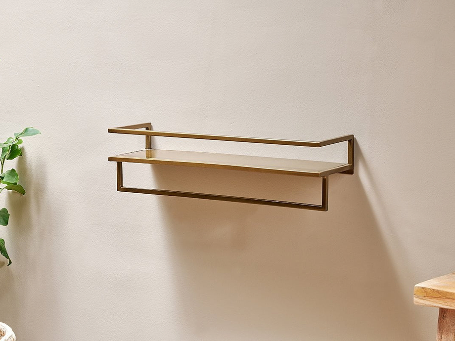 Mahi Wall Shelf With Towel Rail