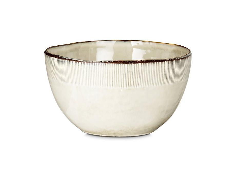 Malia Serving Bowl - Cream