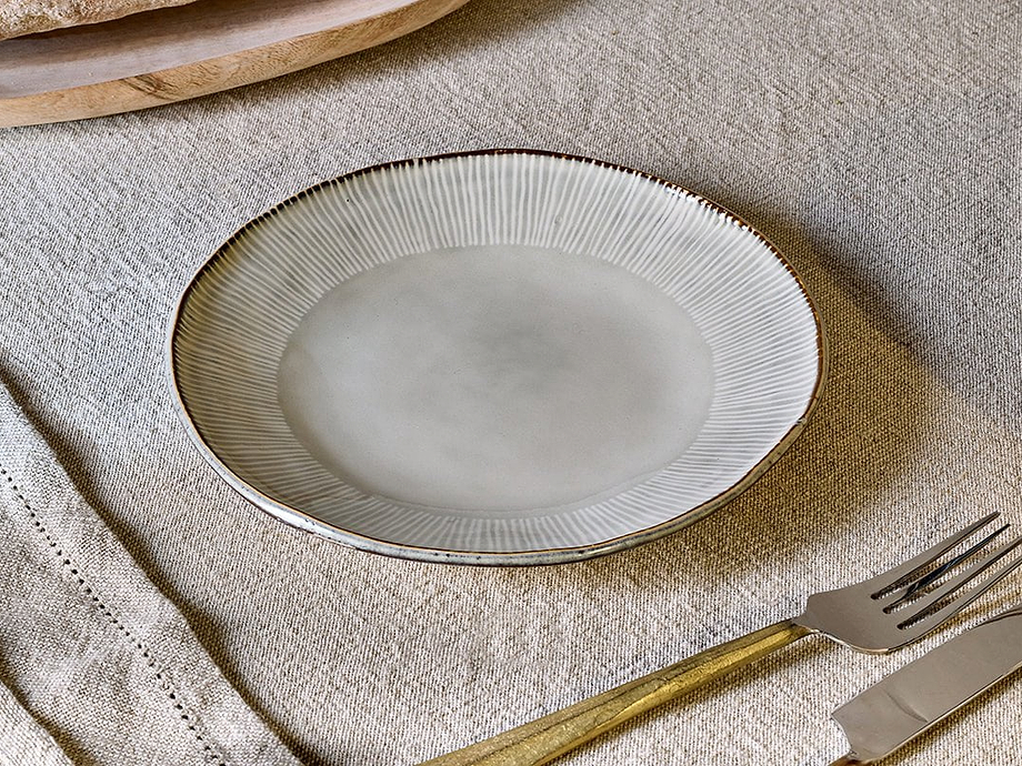 Malia Dinnerware Set - Cream (Set of 12)