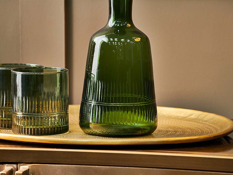 Mila Decanter - Dark Emerald