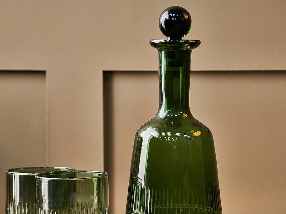 Mila Decanter - Dark Emerald
