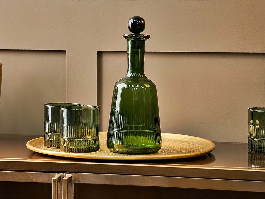 Mila Decanter - Dark Emerald