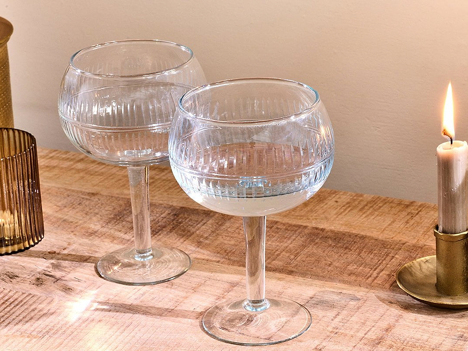 Mila Gin Glass - Clear - (Set of 2)