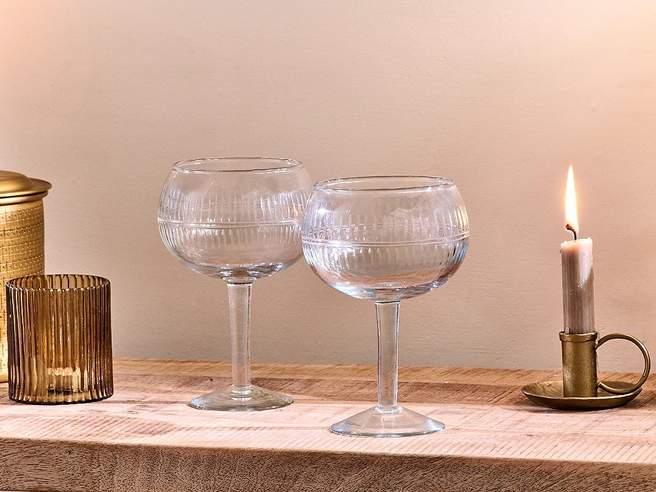 Mila Gin Glass - Clear - (Set of 2)