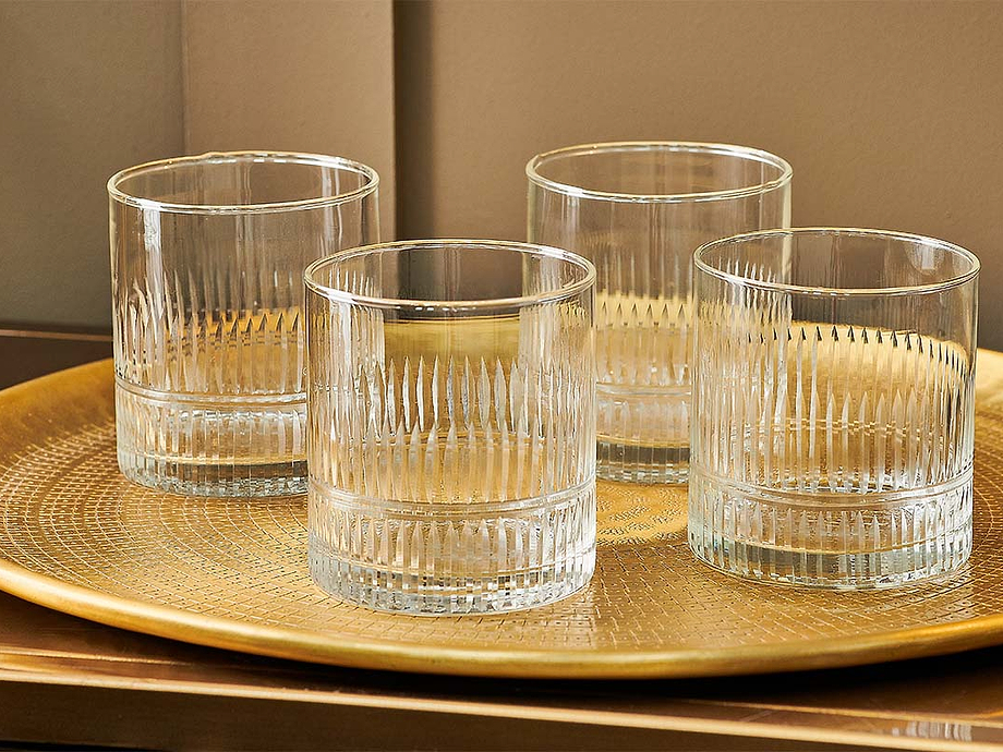 Mila Tumbler - Clear (Set of 4)