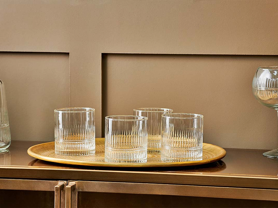 Mila Tumbler - Clear (Set of 4)