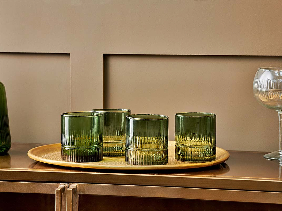 Mila Tumbler - Dark Emerald (Set of 4)
