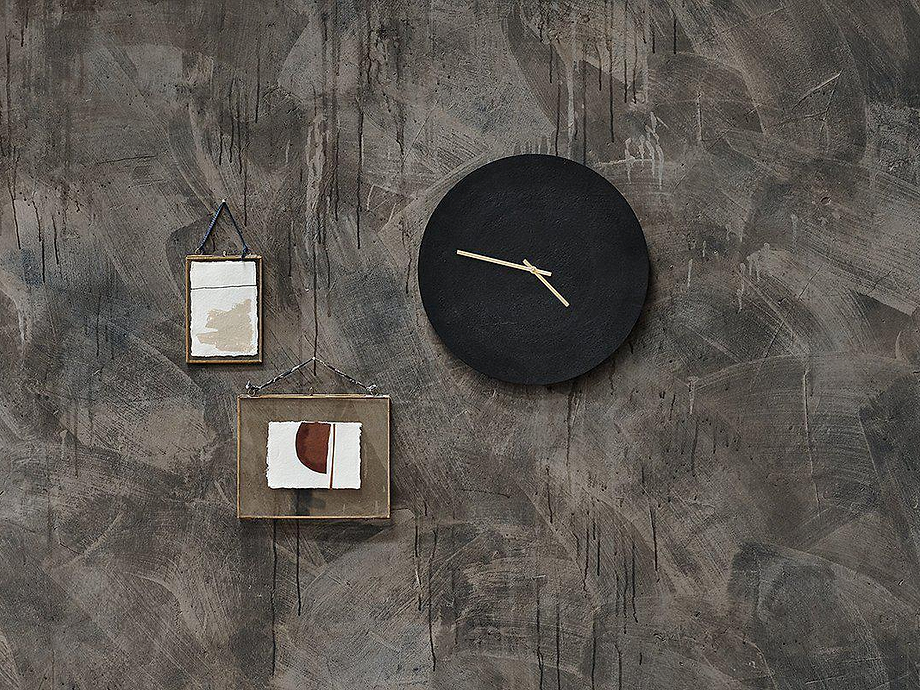 Okota Wall Hung Clock - Black
