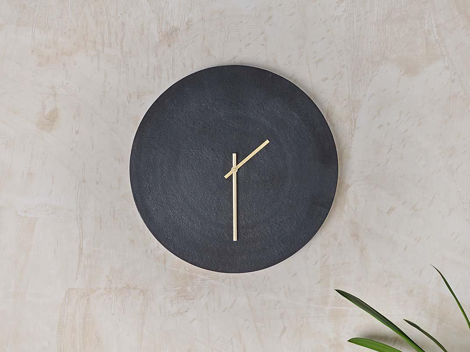 Okota Wall Hung Clock - Black